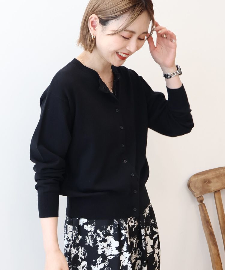 AMERICAN HOLIC「ソフトコットンクルーネックカーディガン」|カーディガン|