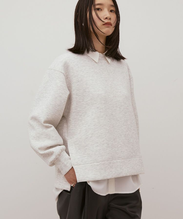 AMERICAN HOLIC「サイドスリットダンボールプルオーバー」|スウェット・ジャージ|Gray Mixture