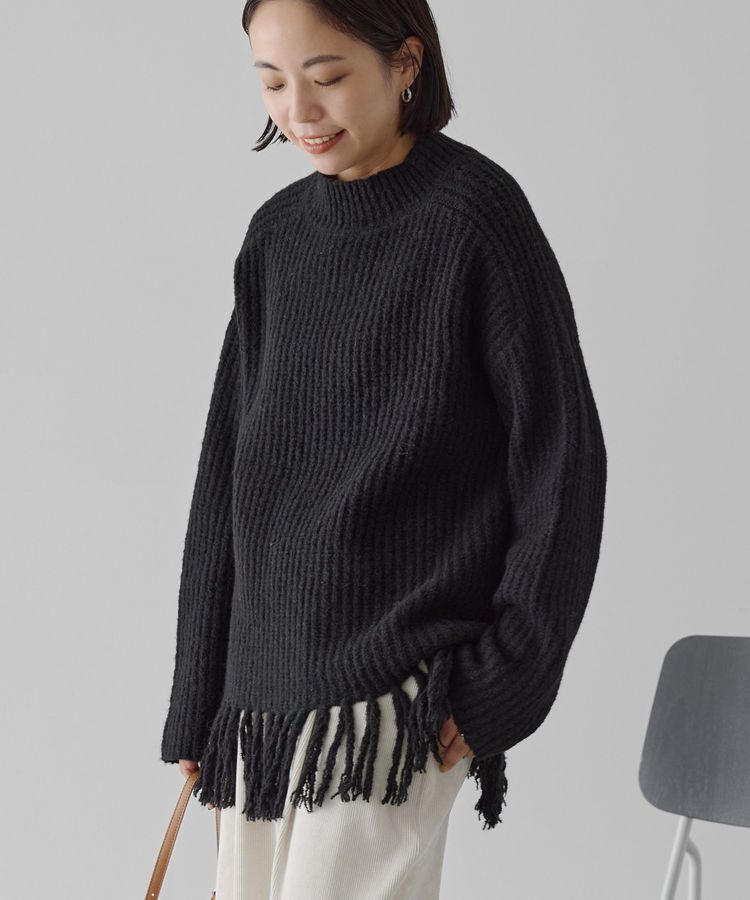 AMERICAN HOLIC「フリンジニットプルオーバー」|ニット・セーター|