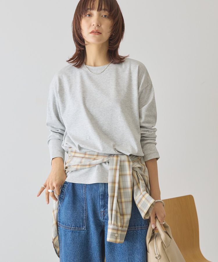 AMERICAN HOLIC「クルーネックスクエアヘムプルオーバー」|Tシャツ・カットソー|