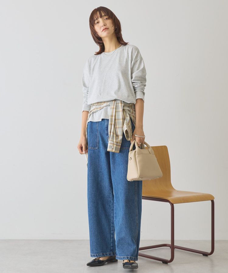 AMERICAN HOLIC「クルーネックスクエアヘムプルオーバー」|Tシャツ・カットソー|