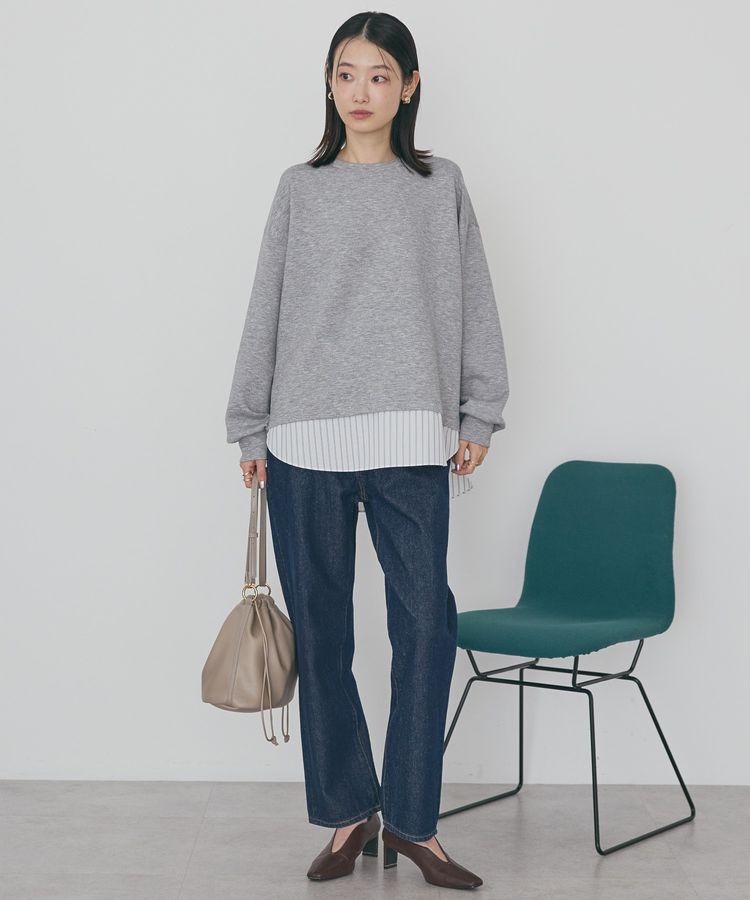 AMERICAN HOLIC「シャツテールドッキングプルオーバー」|スウェット・ジャージ|