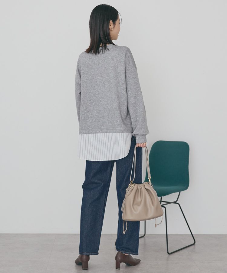 AMERICAN HOLIC「シャツテールドッキングプルオーバー」|スウェット・ジャージ|