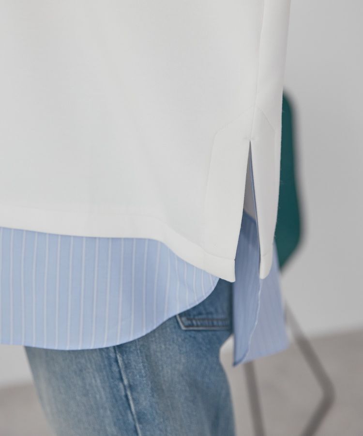 AMERICAN HOLIC「シャツテールドッキングプルオーバー」|スウェット・ジャージ|