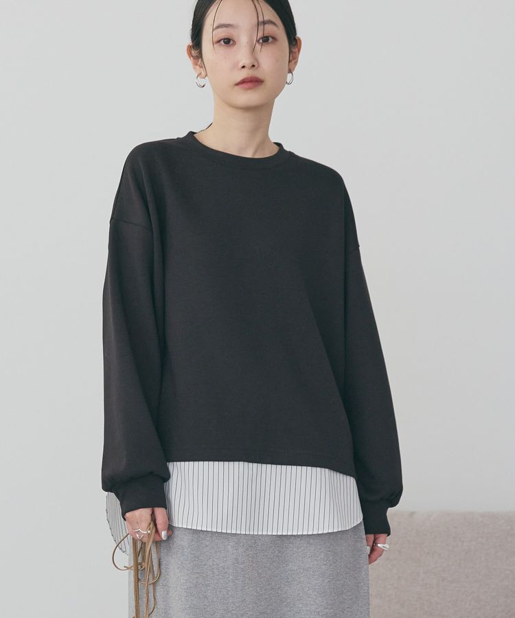 AMERICAN HOLIC「シャツテールドッキングプルオーバー」|スウェット・ジャージ|