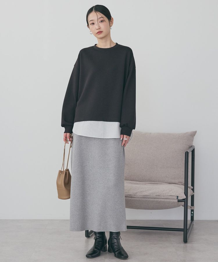 AMERICAN HOLIC「シャツテールドッキングプルオーバー」|スウェット・ジャージ|