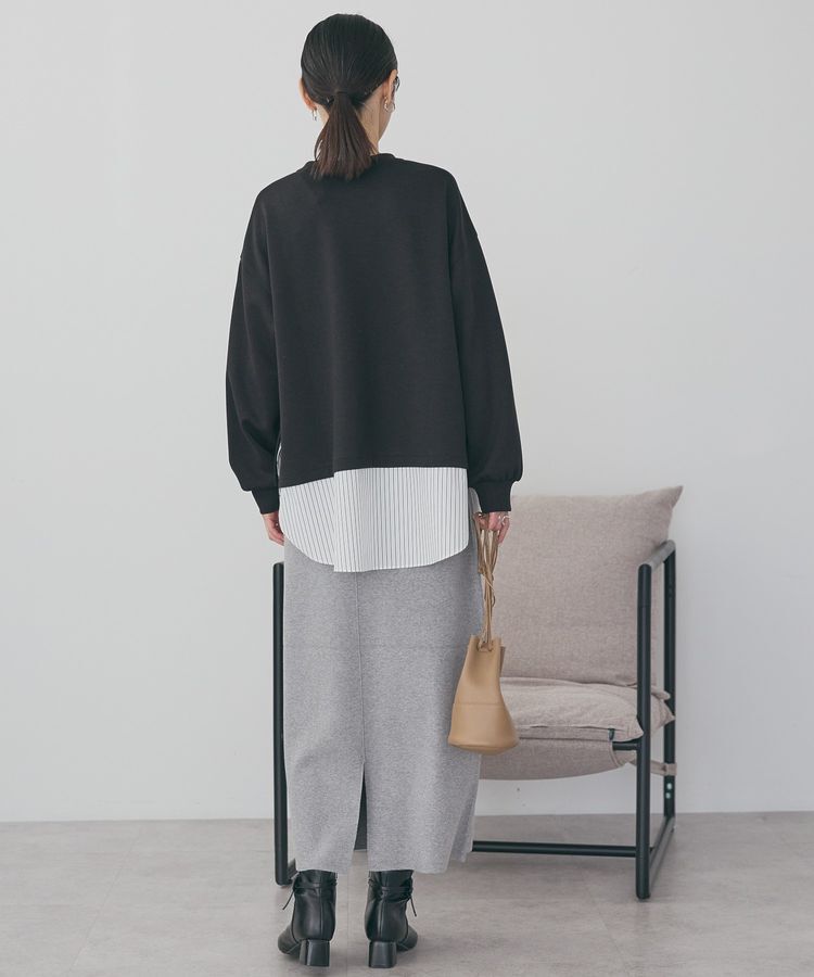 AMERICAN HOLIC「シャツテールドッキングプルオーバー」|スウェット・ジャージ|