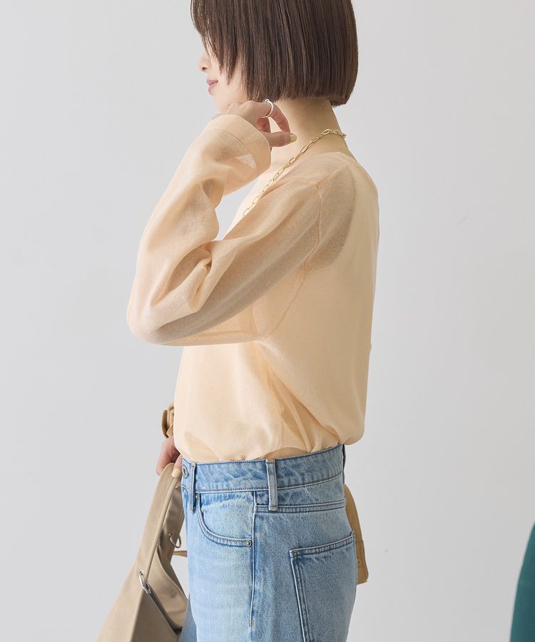 AMERICAN HOLIC「シアーニットプルオーバー」|ニット・セーター|