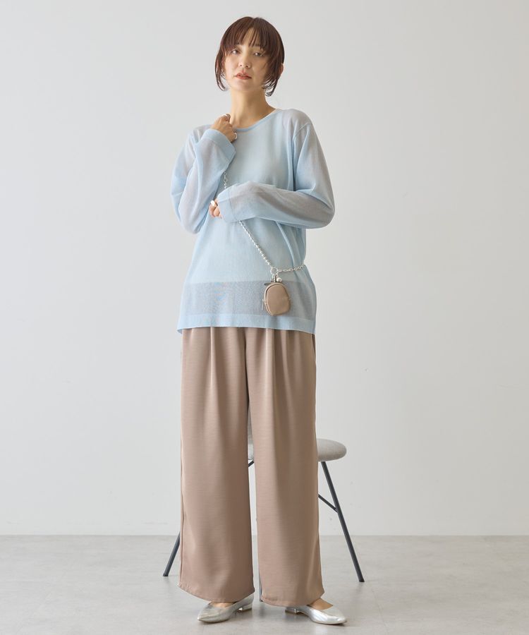 AMERICAN HOLIC「シアーニットプルオーバー」|ニット・セーター|