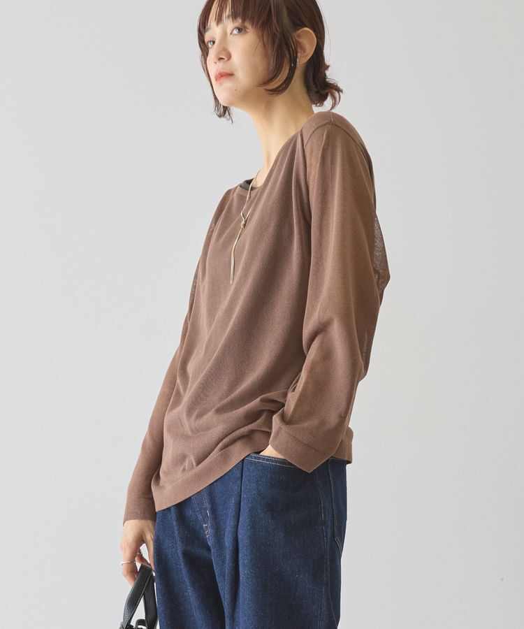 AMERICAN HOLIC「シアーニットプルオーバー」|ニット・セーター|