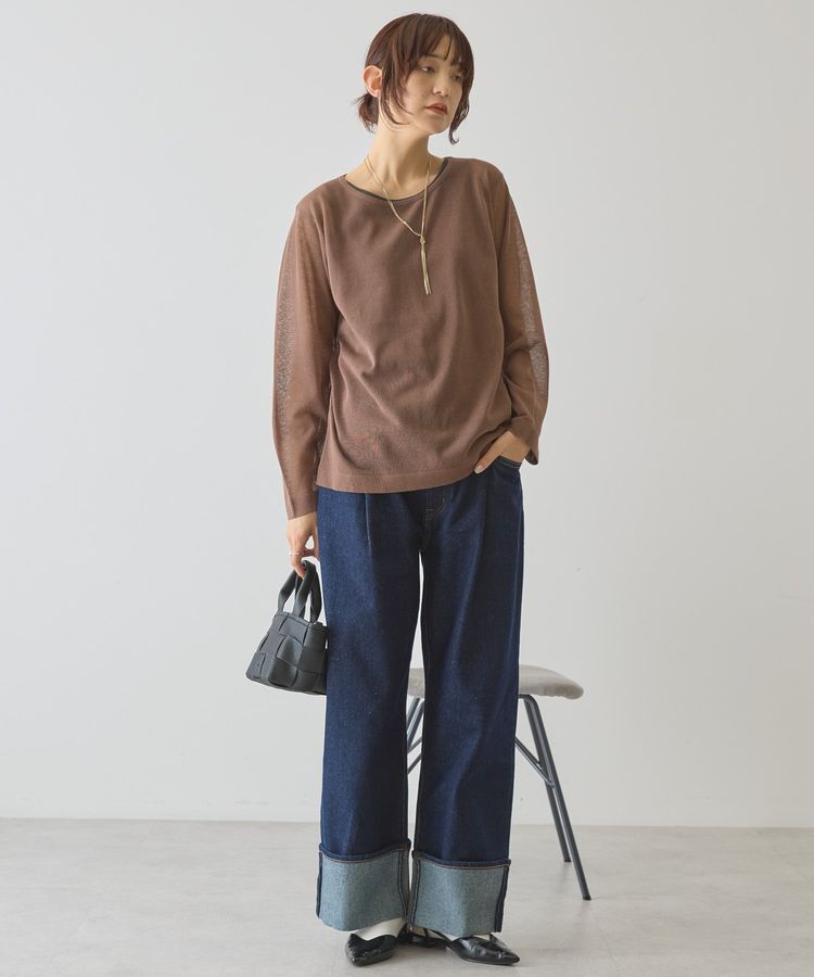 AMERICAN HOLIC「シアーニットプルオーバー」|ニット・セーター|