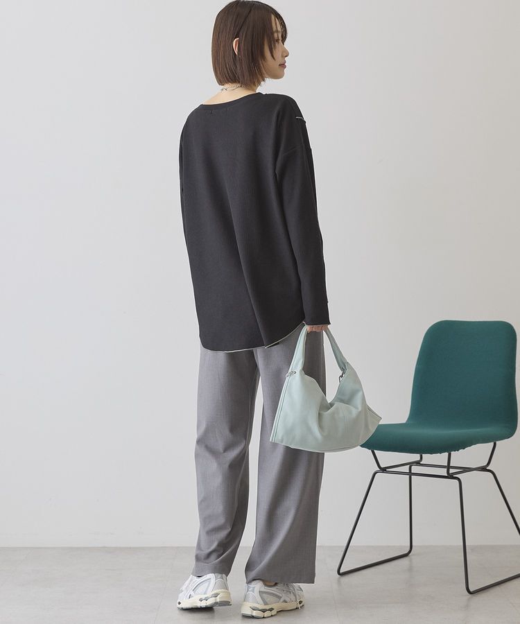 AMERICAN HOLIC「【WEB限定】ワッフル配色メロープルオーバー」|Tシャツ・カットソー|