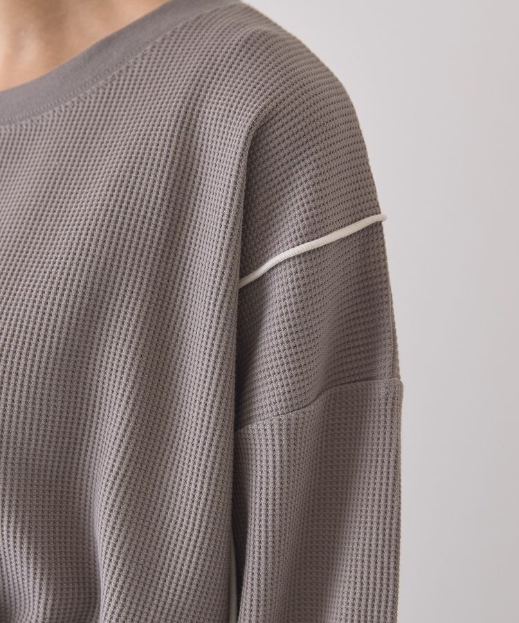 AMERICAN HOLIC「【WEB限定】ワッフル配色メロープルオーバー」|Tシャツ・カットソー|