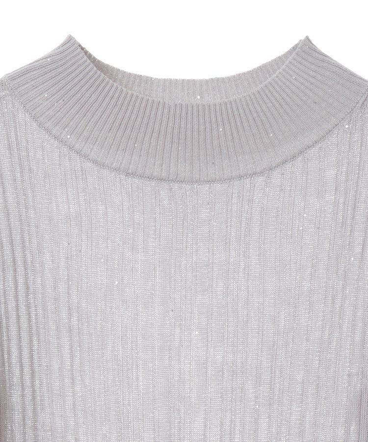 Green Parks「dazzlin シアーリブニットプルオーバー」|ニット・セーター|