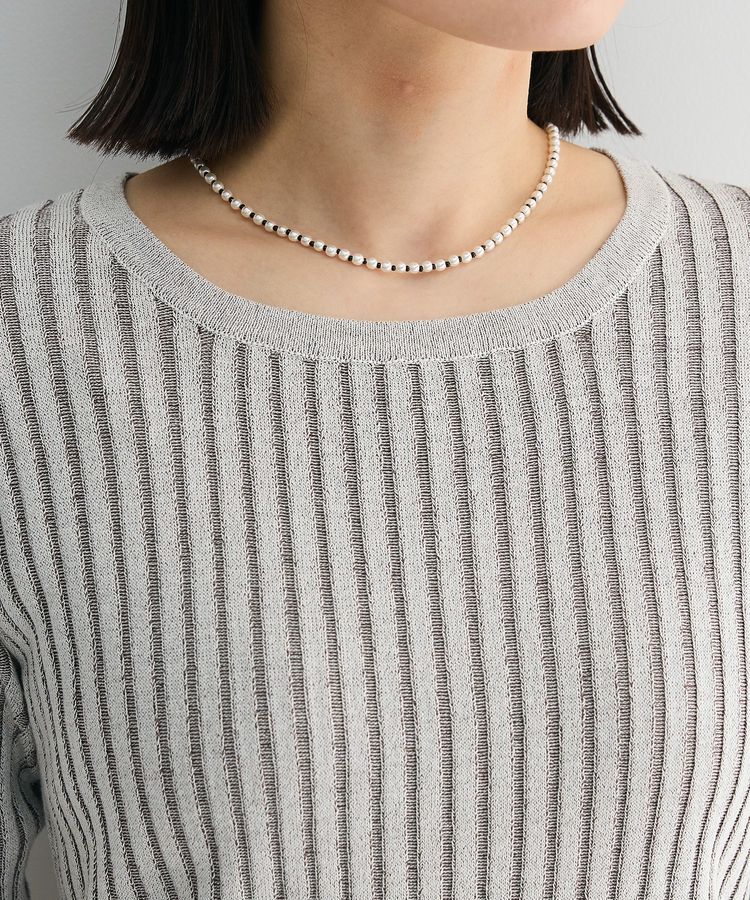 Green Parks「配色リブニットプルオーバー」|ニット・セーター|