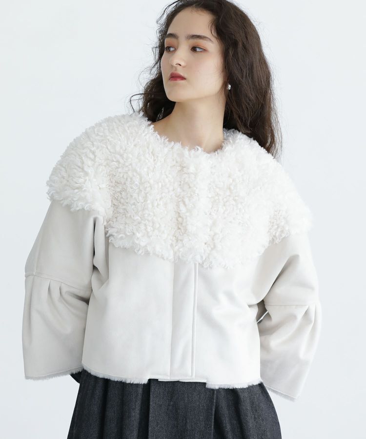 Green Parks「■ESCAR フラッフィーブルゾン」|ブルゾン・スタジャン|