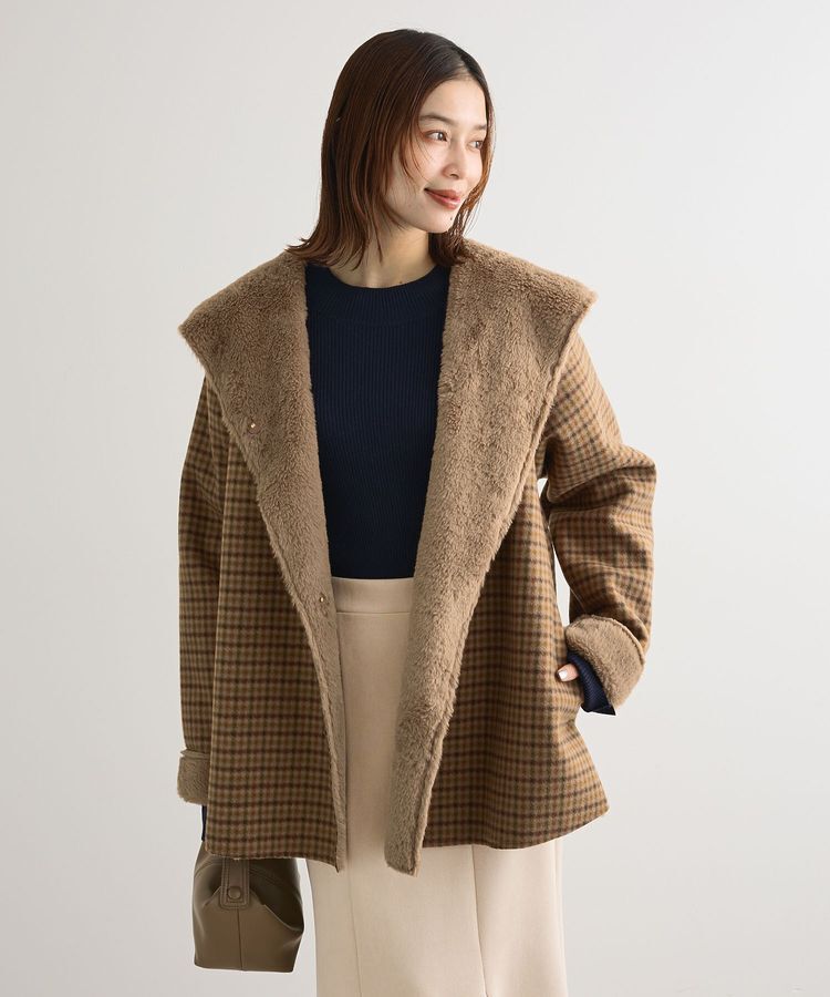 Green Parks「フーディガウンコート」|その他|チェック