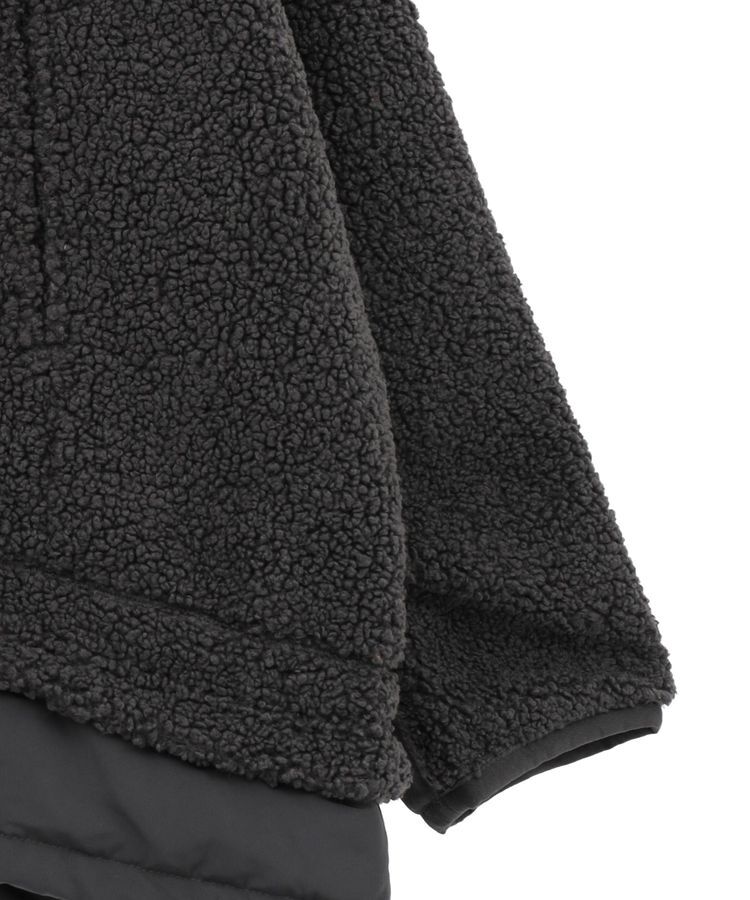 Green Parks「異素材コンビスタンドボアブルゾン」|ブルゾン・スタジャン|