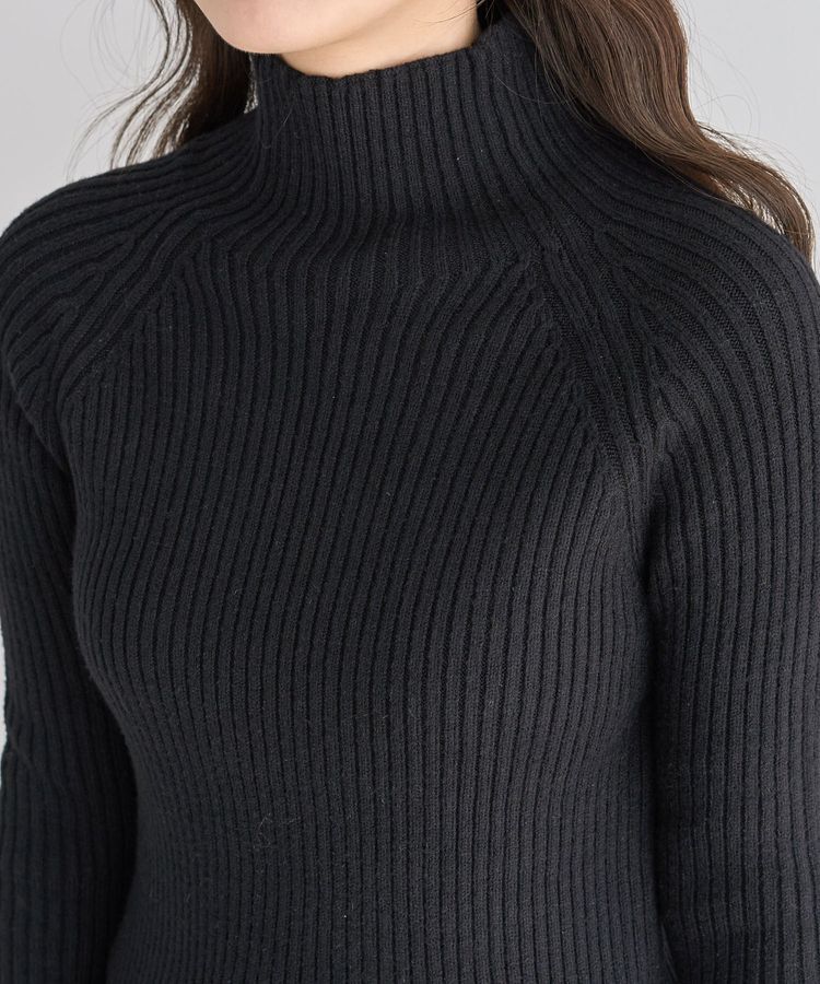 Green Parks「・Petit Fleur ボトルネックリブニット」|ニット・セーター|