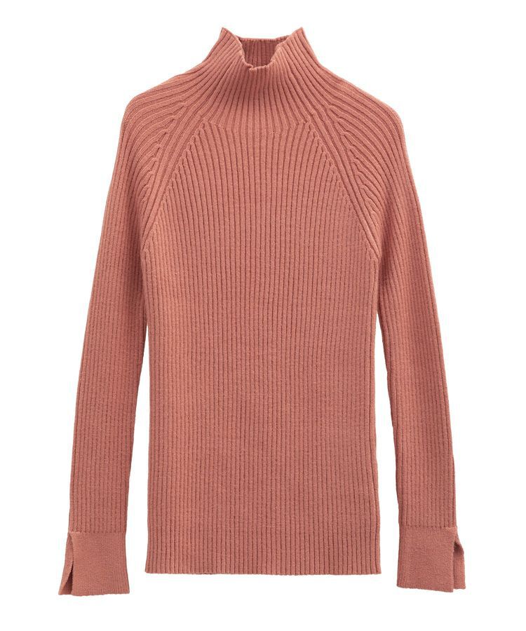 Green Parks「・Petit Fleur ボトルネックリブニット」|ニット・セーター|