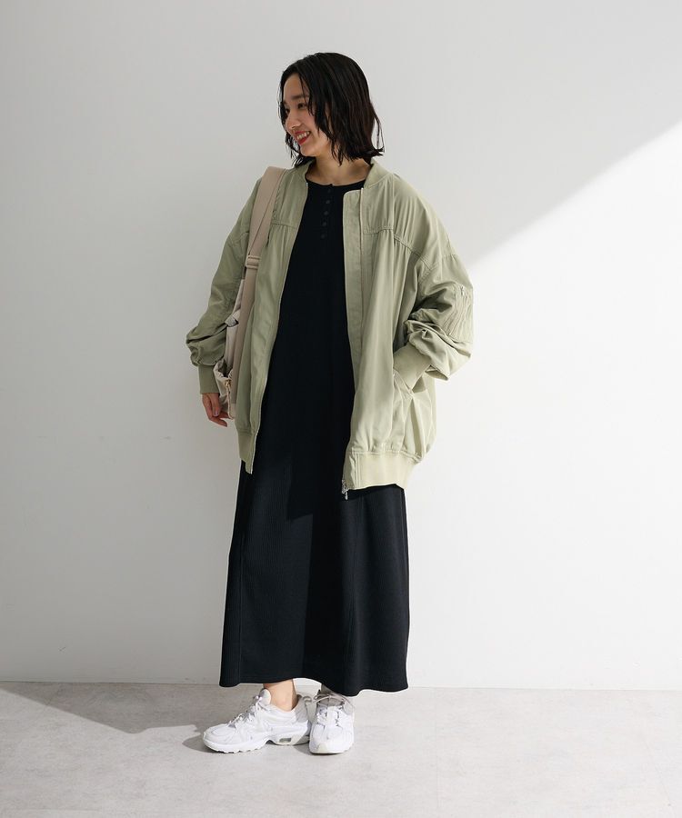 Green Parks「ボリュームギャザーMA-1」|ブルゾン・スタジャン|