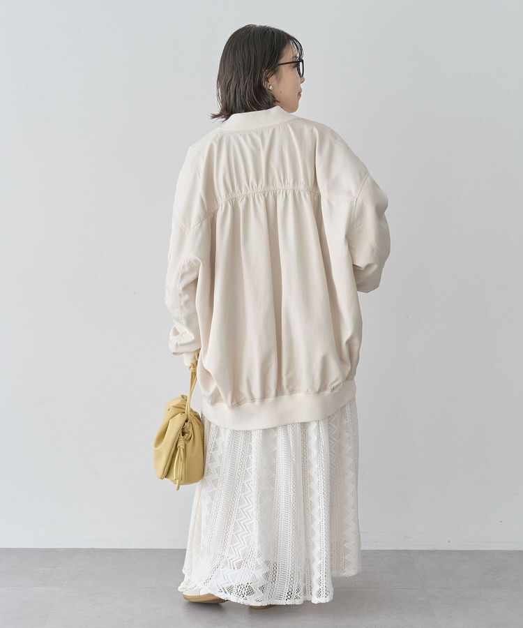 Green Parks「ボリュームギャザーMA-1」|ブルゾン・スタジャン|