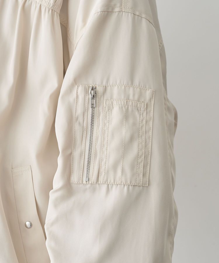 Green Parks「ボリュームギャザーMA-1」|ブルゾン・スタジャン|