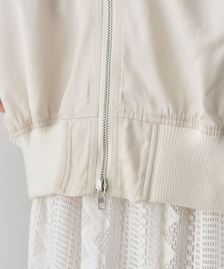 Green Parks「ボリュームギャザーMA-1」|ブルゾン・スタジャン|