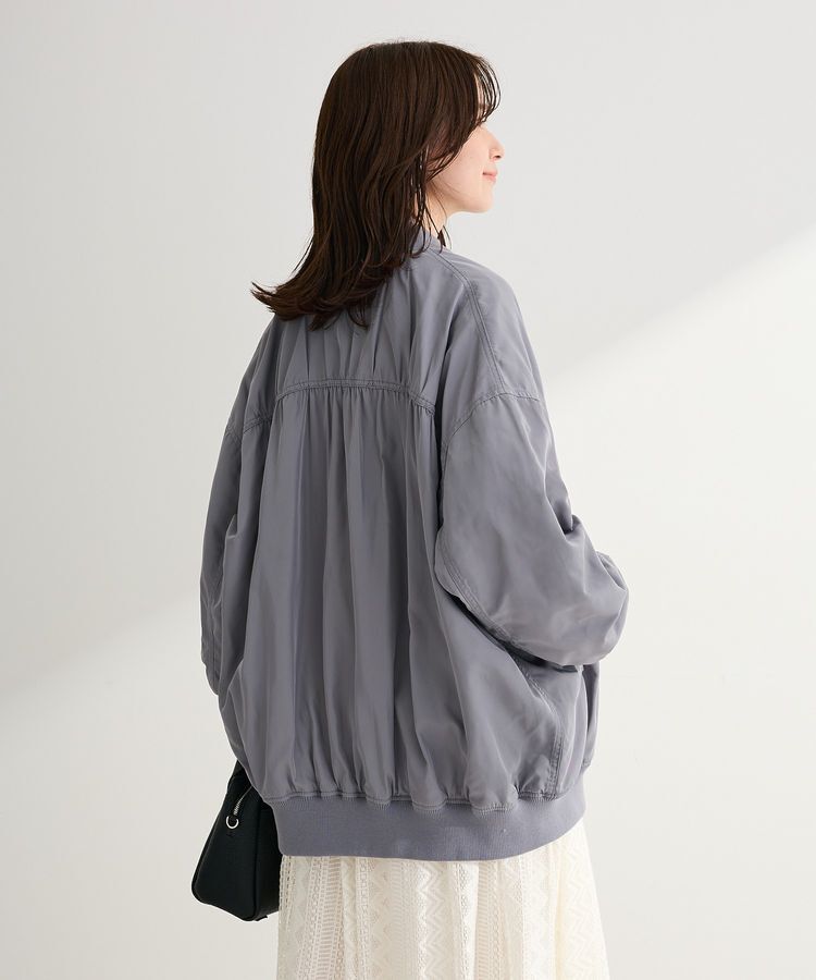 Green Parks「ボリュームギャザーMA-1」|ブルゾン・スタジャン|