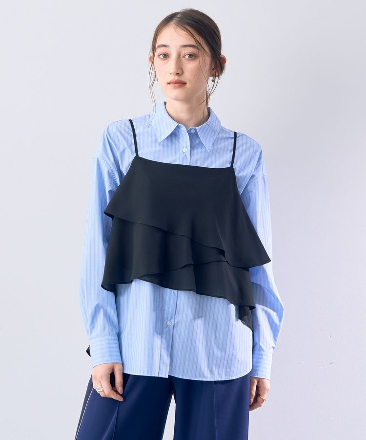 Editt by YECCA VECCA「アシメラッフルオーバーキャミ」|キャミソール|