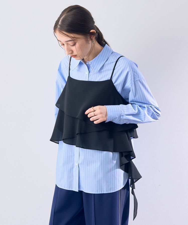 Editt by YECCA VECCA「アシメラッフルオーバーキャミ」|キャミソール|