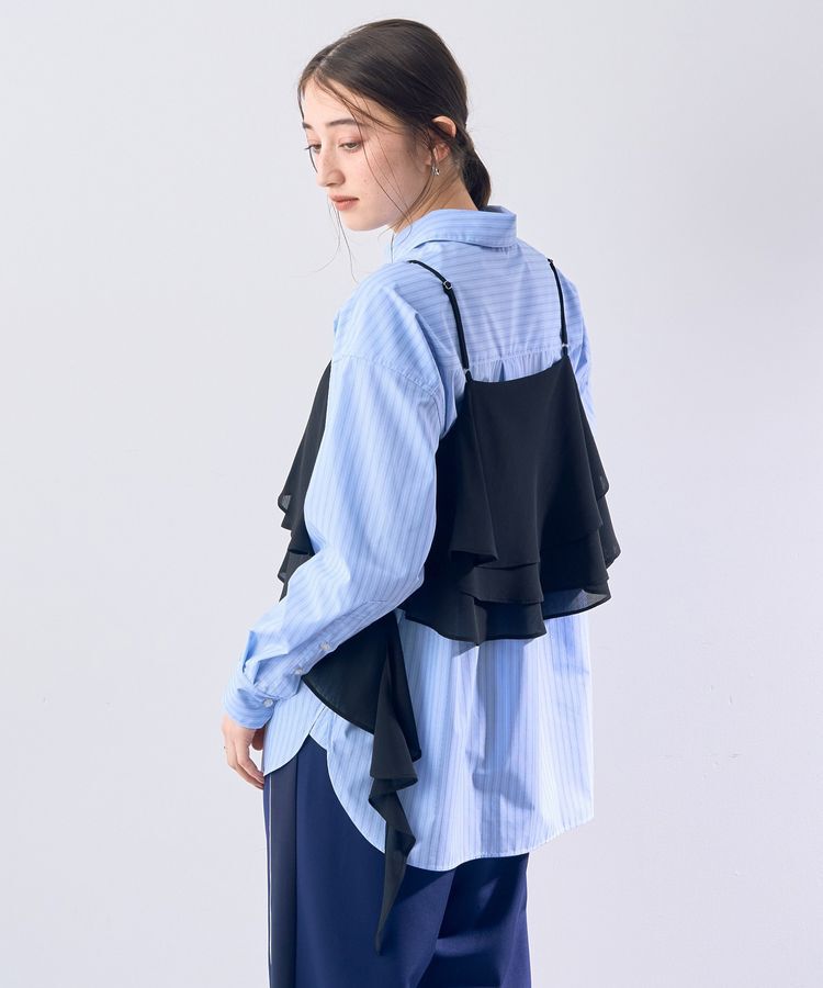 Editt by YECCA VECCA「アシメラッフルオーバーキャミ」|キャミソール|