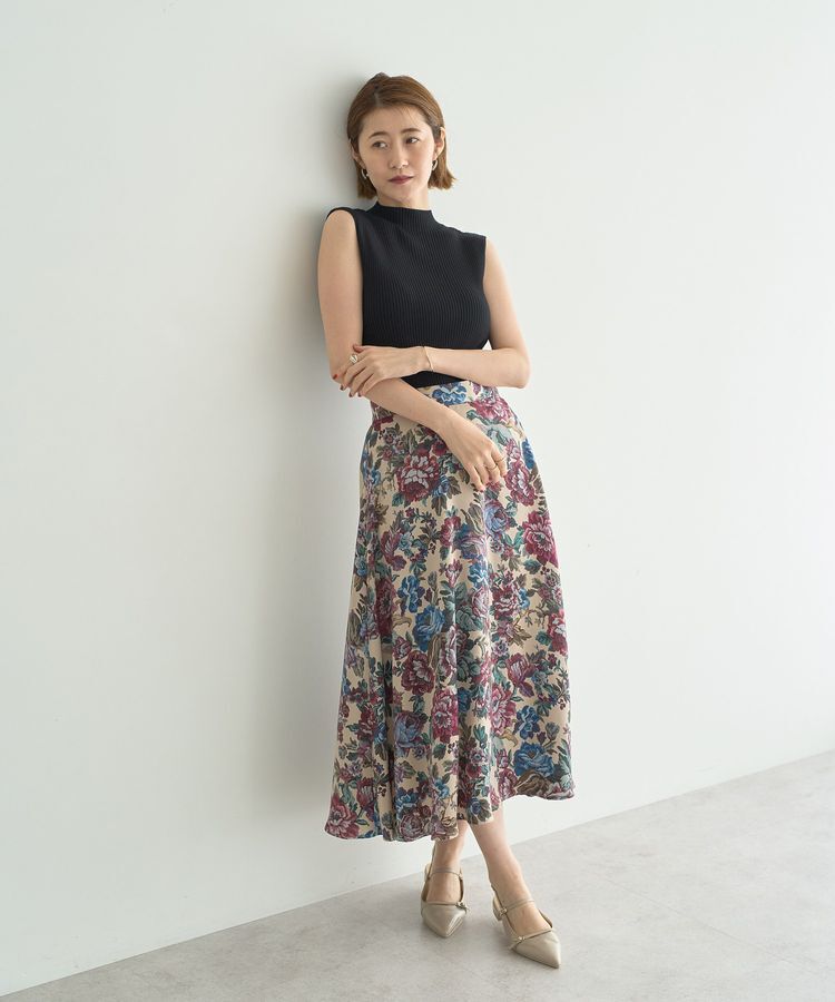 YECCA VECCA「ハイネックノースリーブニット」|ニット・セーター|