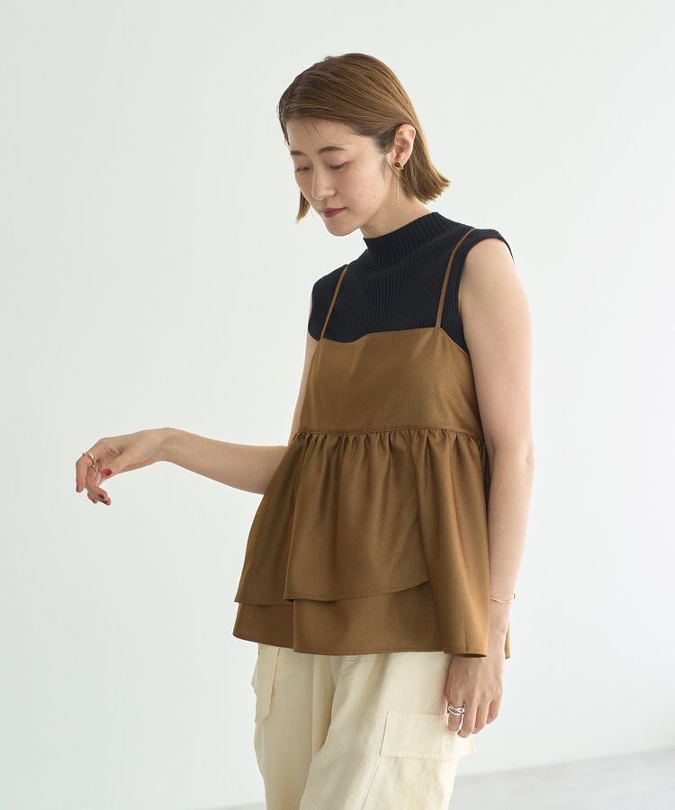 YECCA VECCA「ハイネックノースリーブニット」|ニット・セーター|