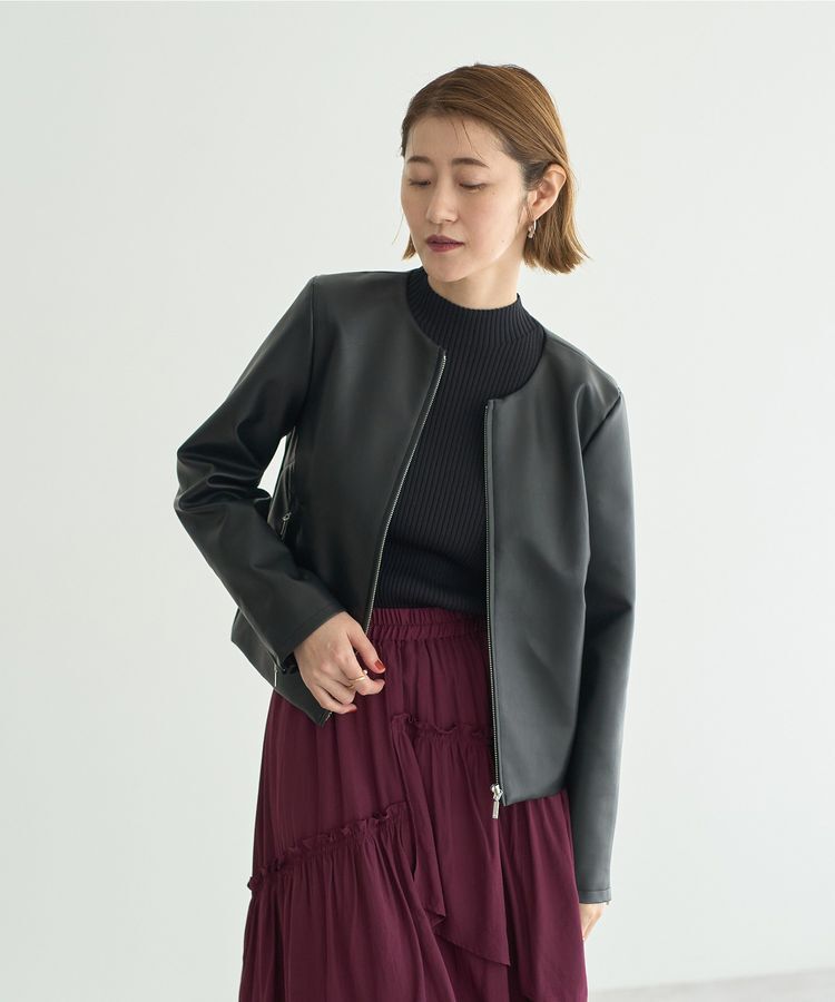 YECCA VECCA「ハイネックノースリーブニット」|ニット・セーター|