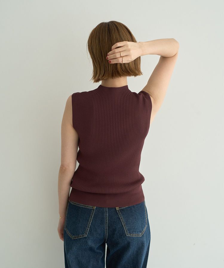 YECCA VECCA「ハイネックノースリーブニット」|ニット・セーター|