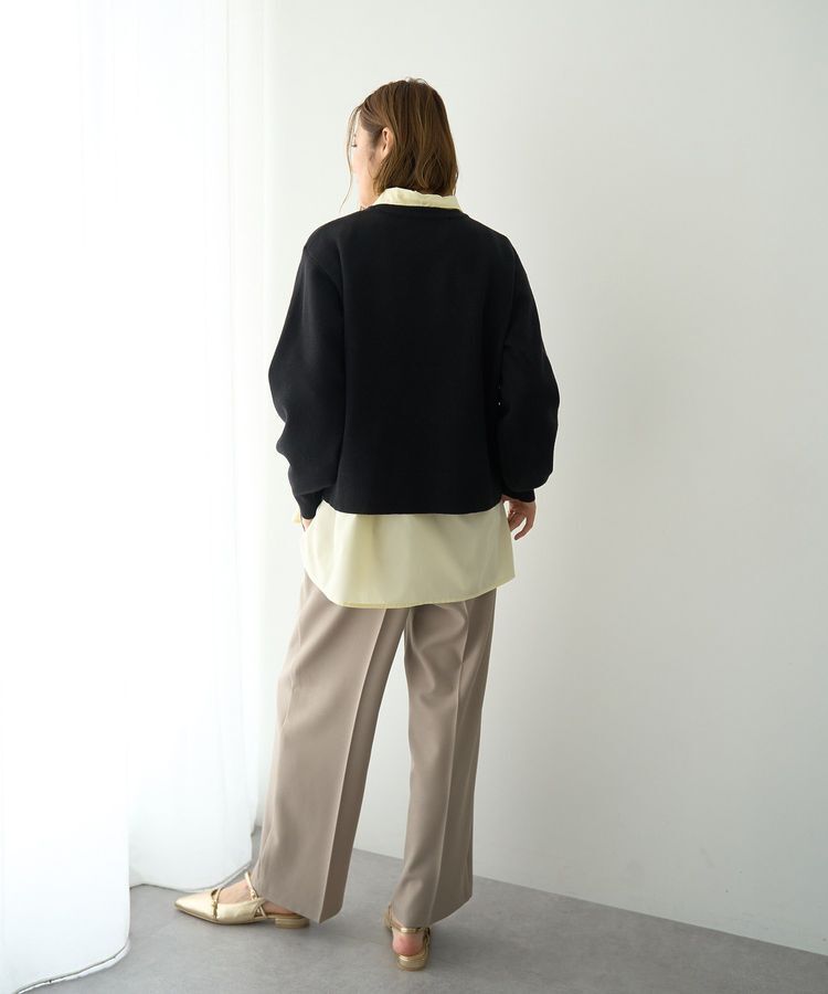 YECCA VECCA「刺繍ロゴニット」|ニット・セーター|