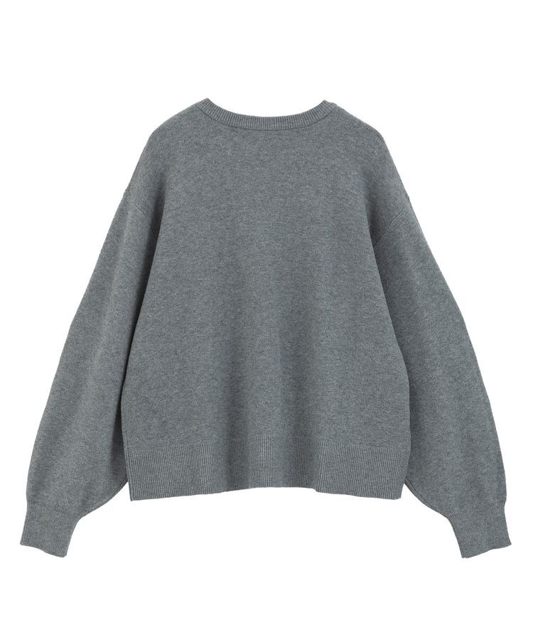 YECCA VECCA「刺繍ロゴニット」|ニット・セーター|