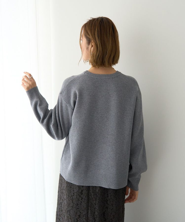 YECCA VECCA「刺繍ロゴニット」|ニット・セーター|