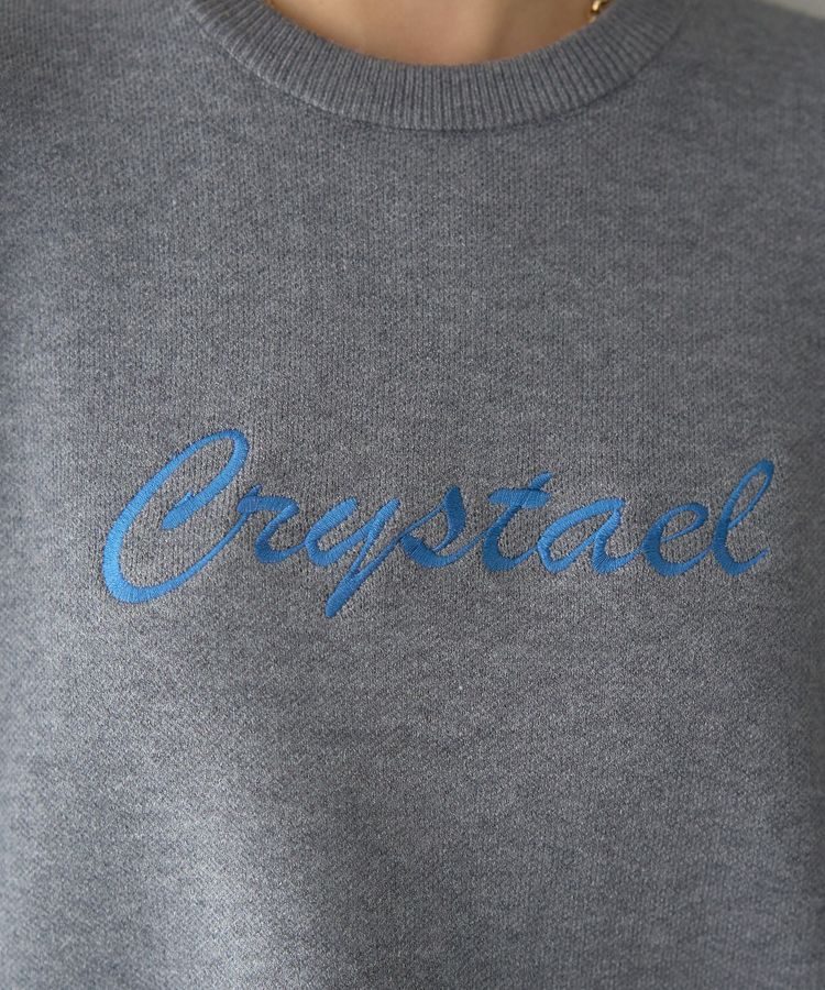 YECCA VECCA「刺繍ロゴニット」|ニット・セーター|