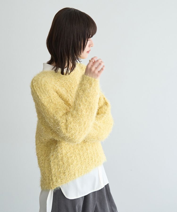 YECCA VECCA「フェザーモールニット」|ニット・セーター|