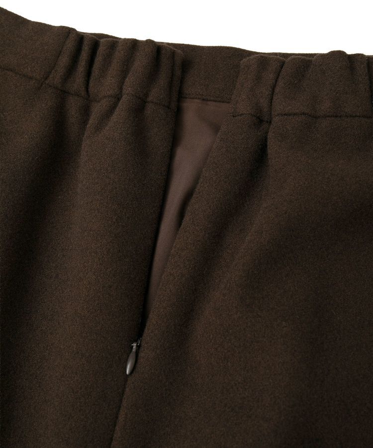 YECCA VECCA「メルトンナロースカート」|タイト|