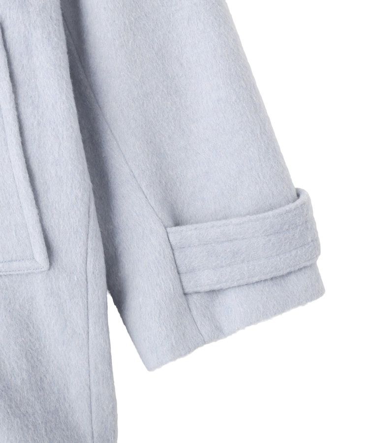 YECCA VECCA「ウール混ミドル丈スタンドカラーコート」|その他|