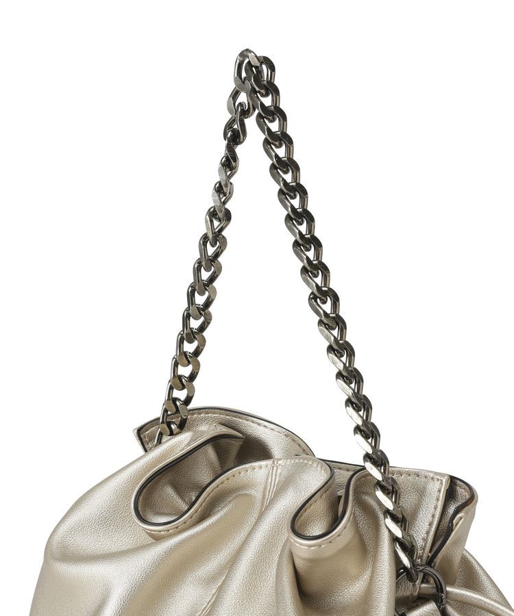 YECCA VECCA「2wayチェーンギャザーバッグ」|ハンドバッグ|