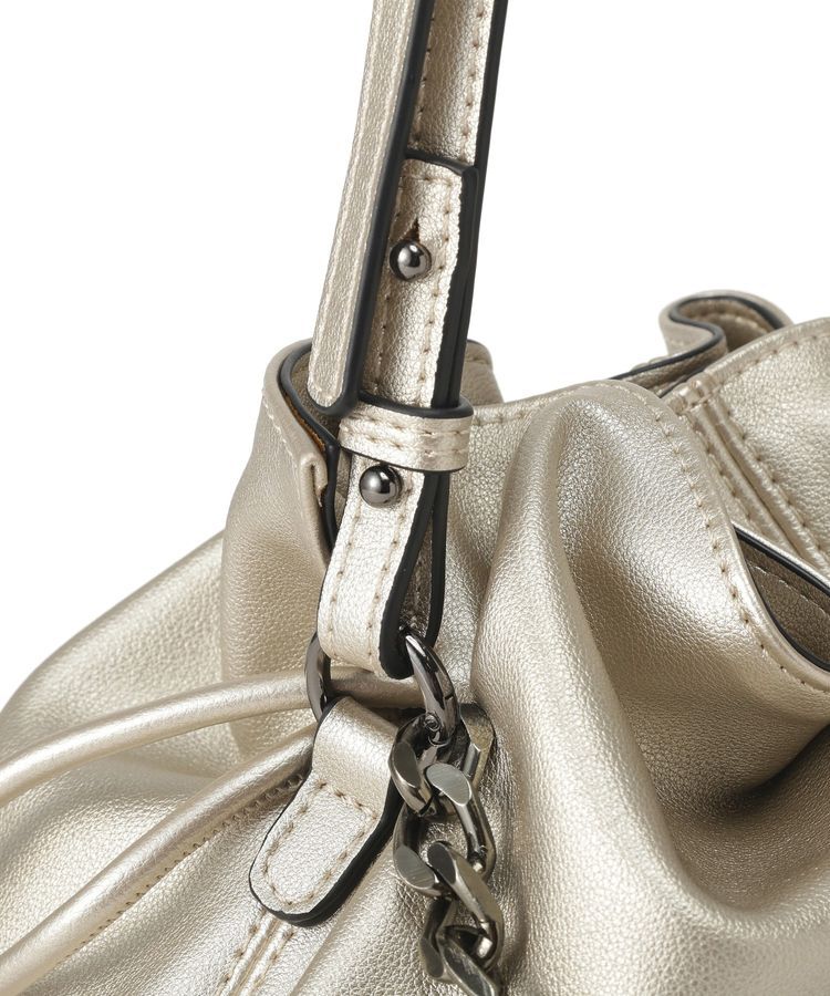 YECCA VECCA「2wayチェーンギャザーバッグ」|ハンドバッグ|