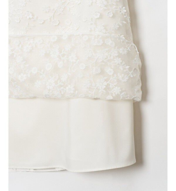 LOULOU WILLOUGHBY「【LOULOU WILLOUGHBY】オーガン刺繍スカート」|スカート|