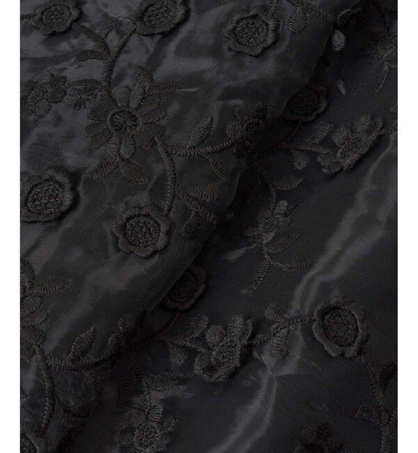 LOULOU WILLOUGHBY「【LOULOU WILLOUGHBY】オーガン刺繍スカート」|スカート|