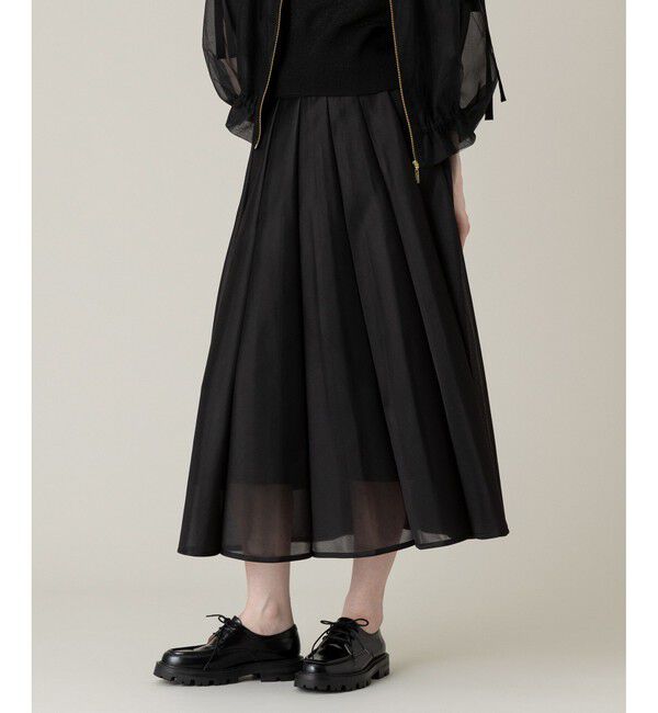 LOULOU WILLOUGHBY「【LOULOU WILLOUGHBY】ダブルラッセルシアースカート」|スカート|