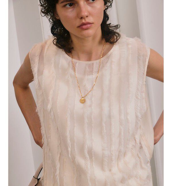 allureville「ストライプカットジャガードナローワンピース」|ワンピース|