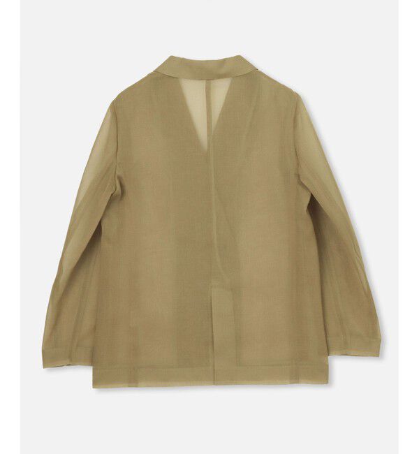 allureville「シアーオーガンジージャケット」|テーラードジャケット|